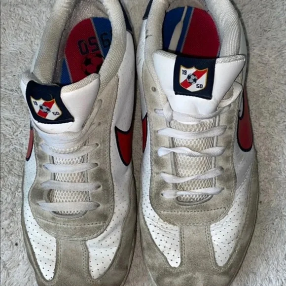 Nike 312942-161 Air Zoom USA 1950 Red White Blue - Picture 2 of 12